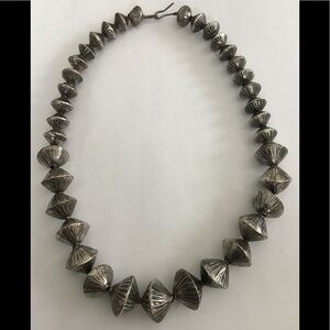 Rare Navajo Style Hand Etched Saucer Bench Beads